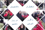 استقبال از دانشجویان با گل و شیرینی و چای در روز دانشجو 2