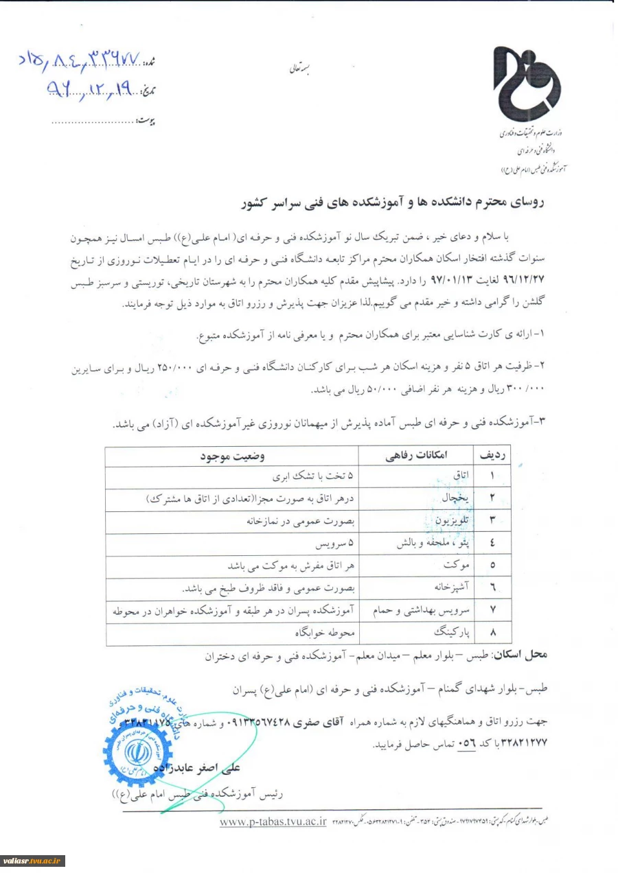 اسکان نوروزی آموزشکده پسران امام علی (ع) - طبس 2