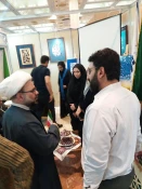 بازدید حجت الاسلام والمسلمین حسن افتخاریان نماینده شورای هماهنگی فعالیت های قرآن از غرفه دانشگاه فنی و حرفه ای 5