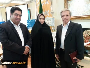 بازدید سیدکامران میرمعینی – دبیر ستاد عالی بخش دانشگاهی نمایشگاه قرآن از غرفه دانشگاه فنی و حرفه ای 4