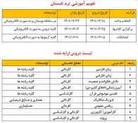 اطلاعیه مهم و فوری در موردبرگزاری ترم تابستان در دانشکده فنی و حرفه ای ولی عصر(عج) 2