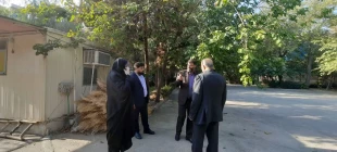 مدیرکل حفظ آثار و نشر ارزشهای دفاع مقدس استان تهران از پروژه ساخت ساختمان چند منظوره شهدای گمنام بازدید بعمل آورد 9