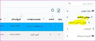 فرآیند مهمانی دانشجویان  دانشگاه فنی و حرفه ای به  دانشکده های غیر فنی و حرفه ای 5