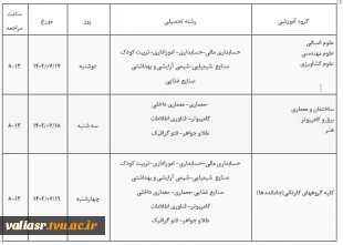 اطلاعیه ثبت نام خوابگاه ورودی مهر 1402  3